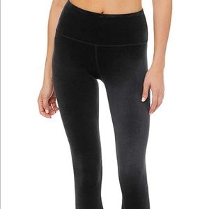 Alo High Waist Posh Legging (velvet)